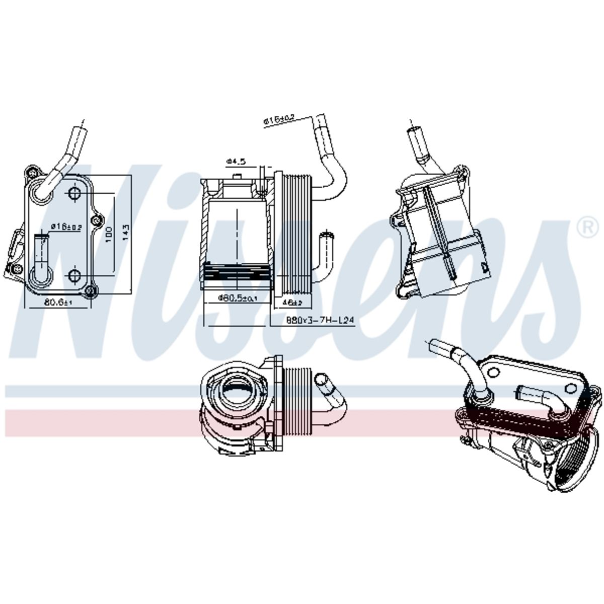 Image of Olie radiator, motorolie