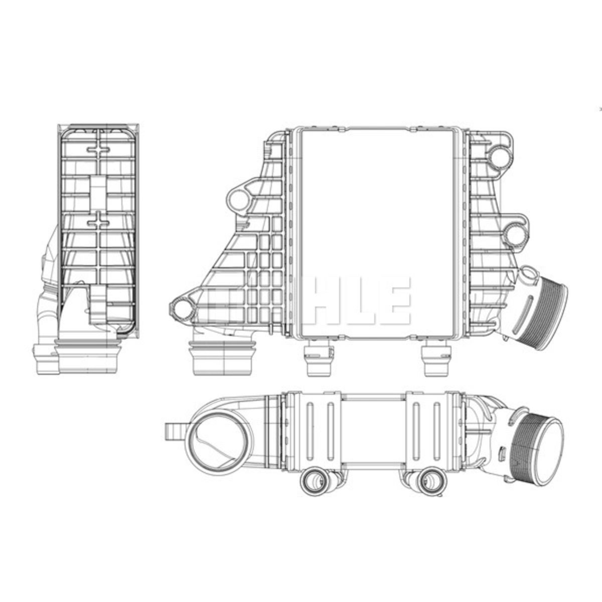 Image of Intercooler, inlaatluchtRadiator