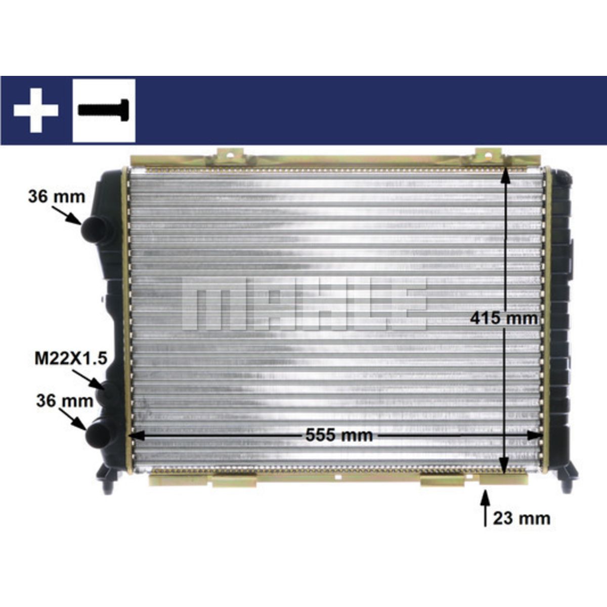 Image of Radiator, motorkoeling