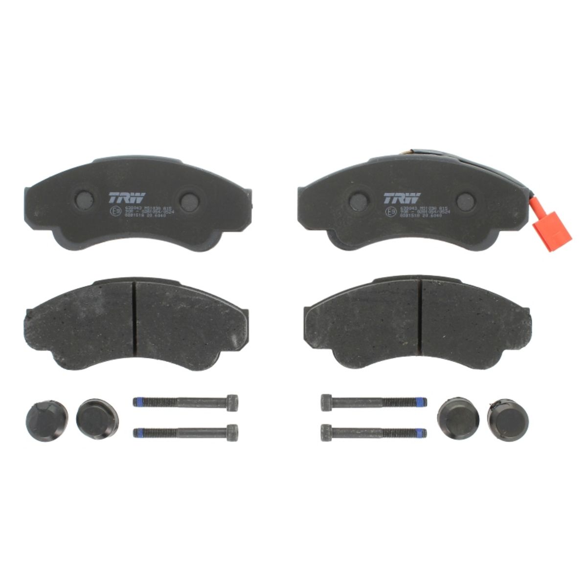 Trw Set Di Pastiglie Freno Gdb1518, Anteriore
