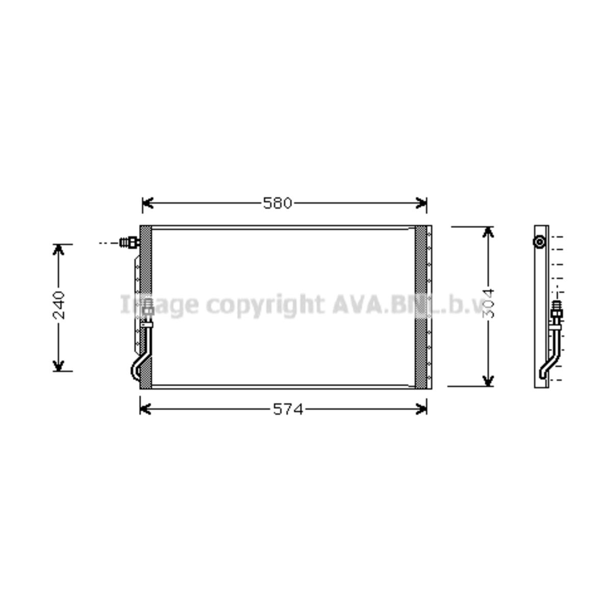 Image of Condensator, airconditioning   AVA