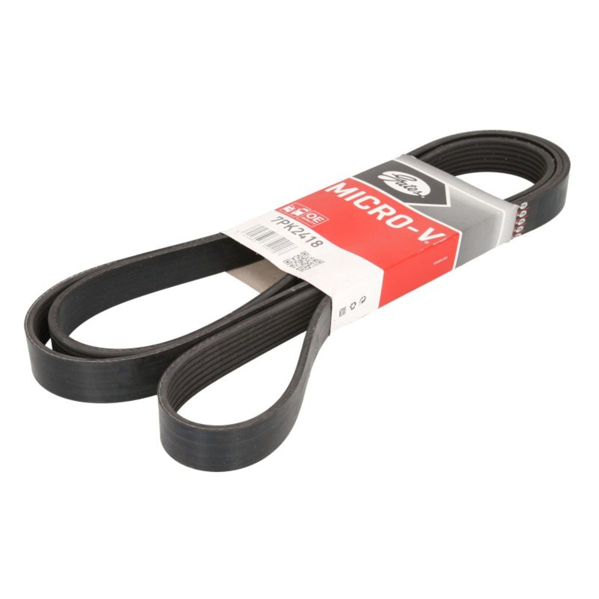 Nero Cinghia Poly-V Gates 7Pk2418