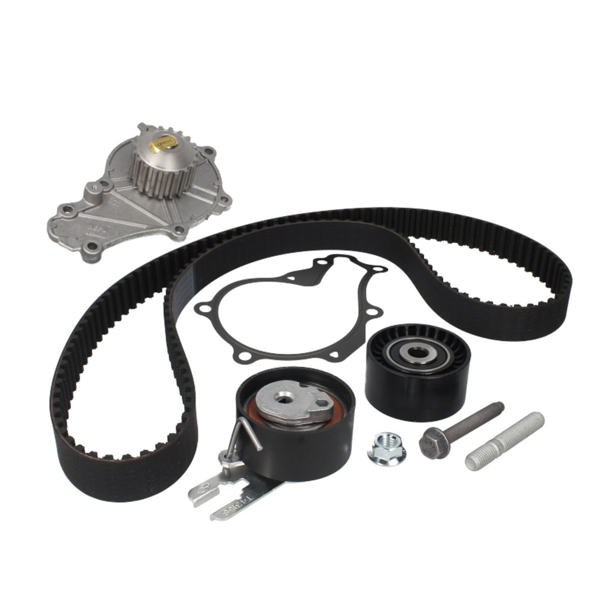 Hepu Pompa Dell'acqua + Kit Cinghia Di Distribuzione Pk08030