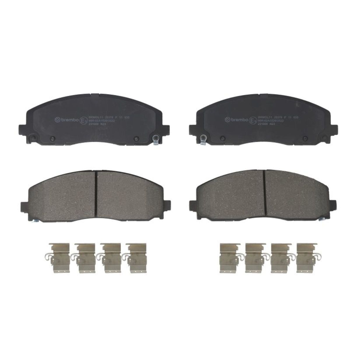 Brembo Bremsbelagsatz P 11 035
