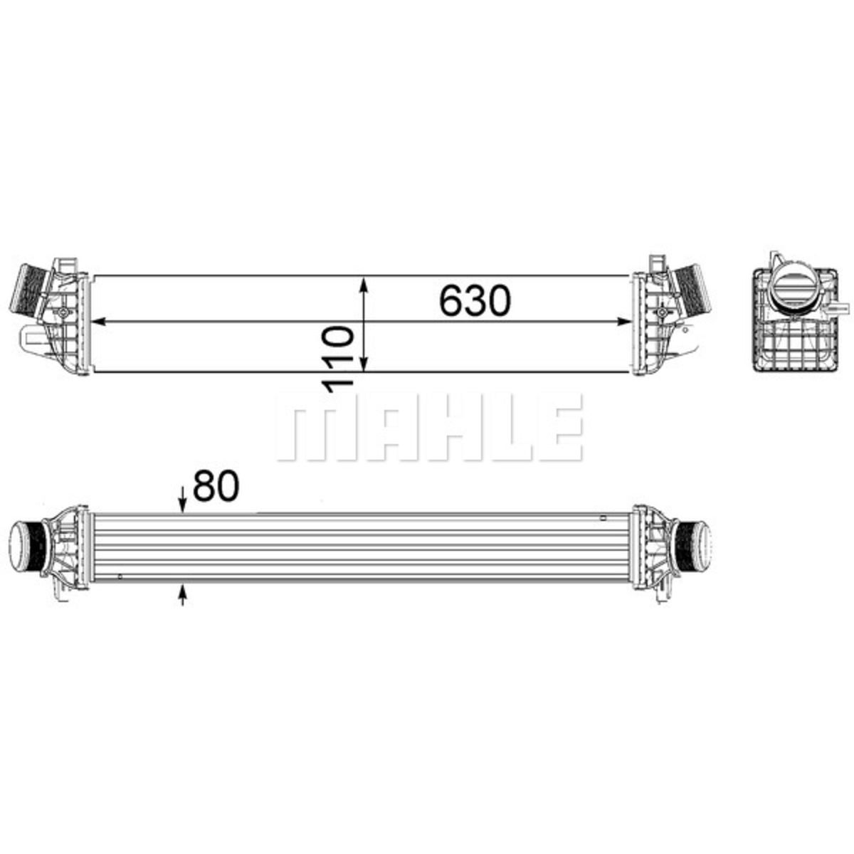 Image of Intercooler, inlaatluchtRadiator