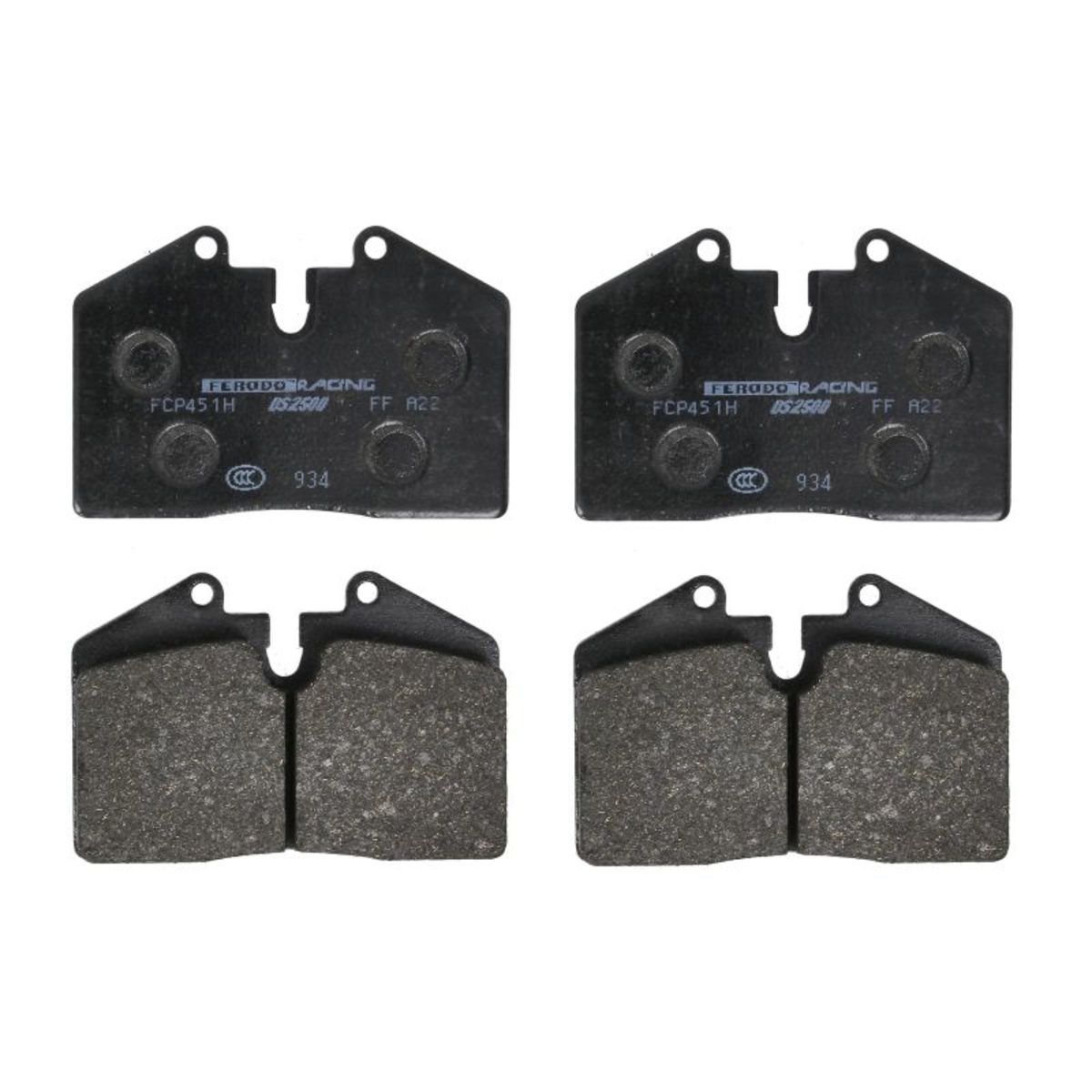 Plaquettes de frein sport non homologuées FERODO FCP451H