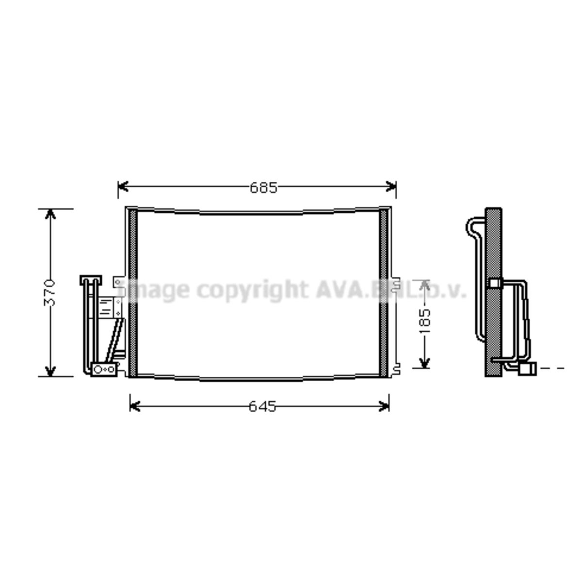 Image of Condensator, airconditioning   AVA