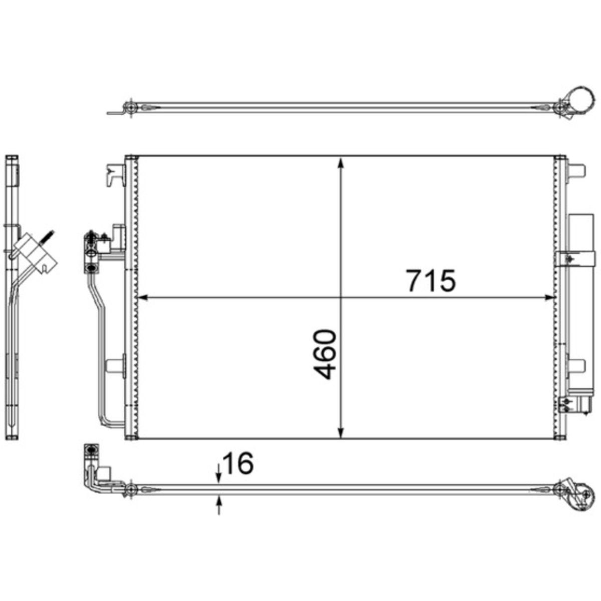 Image of Condensator, airconditioning