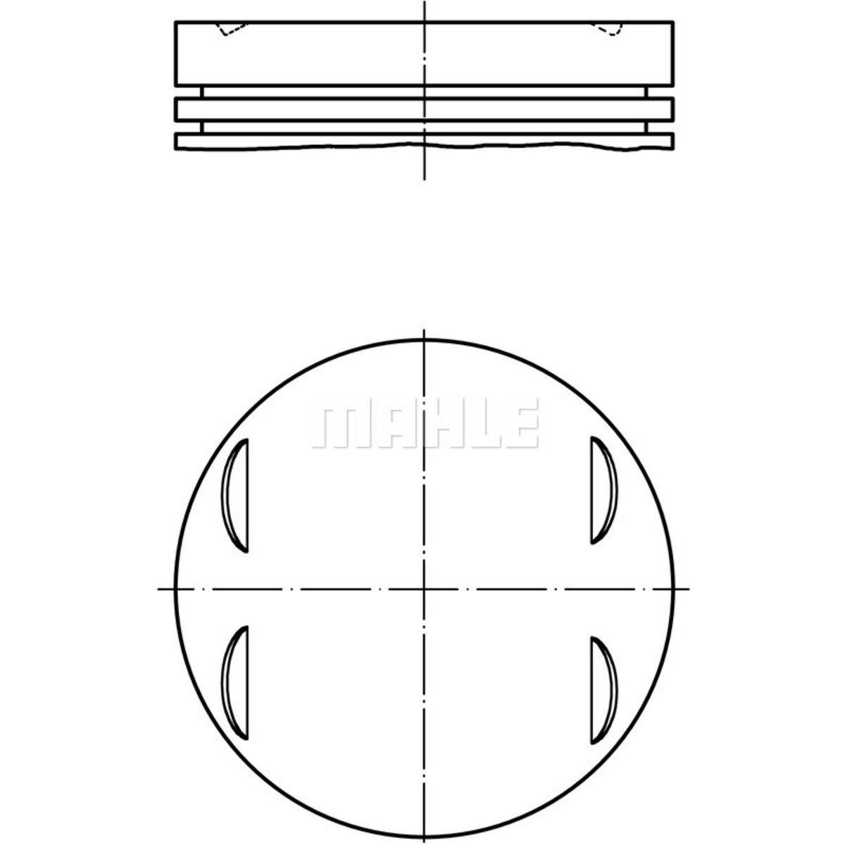Mahle Pistone 083 13 00