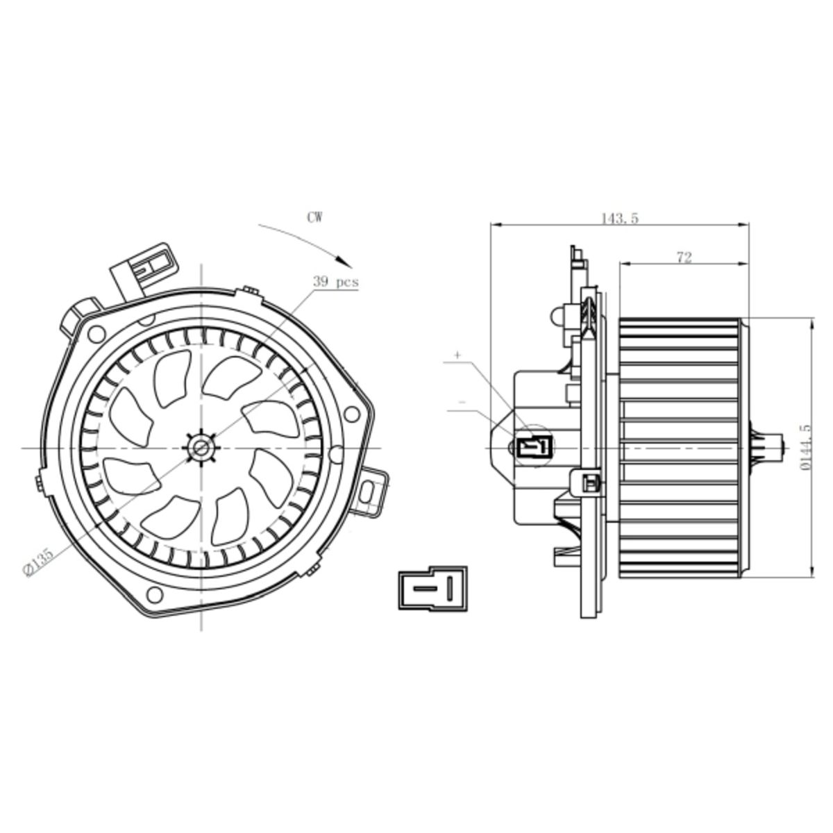 Nrf Ventilador De Habitáculo 34280