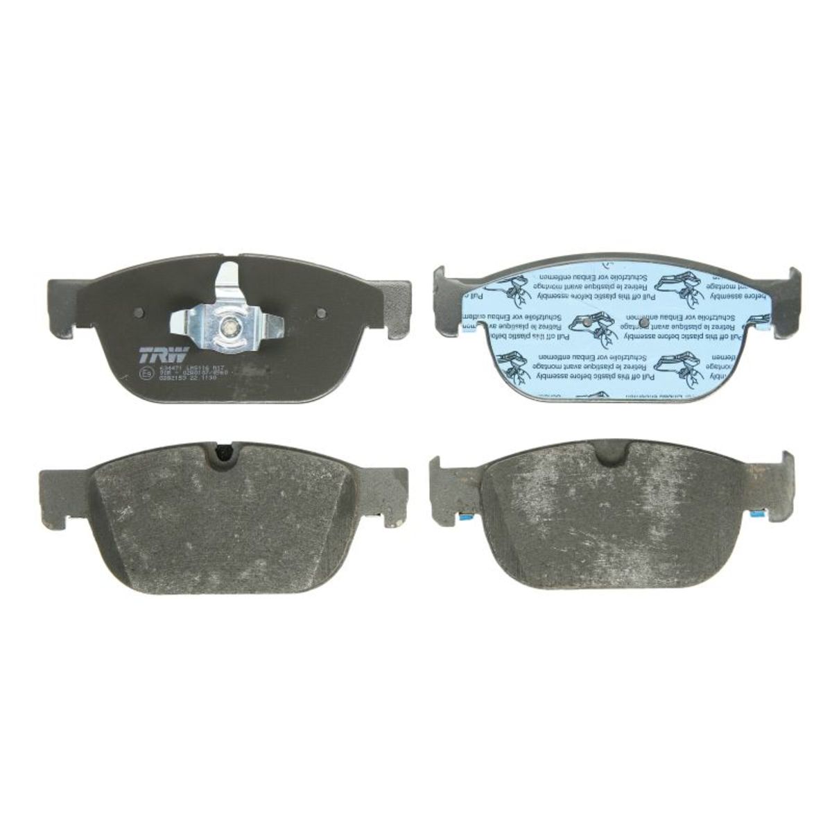 Trw Set Di Pastiglie Freno Gdb2153, Anteriore