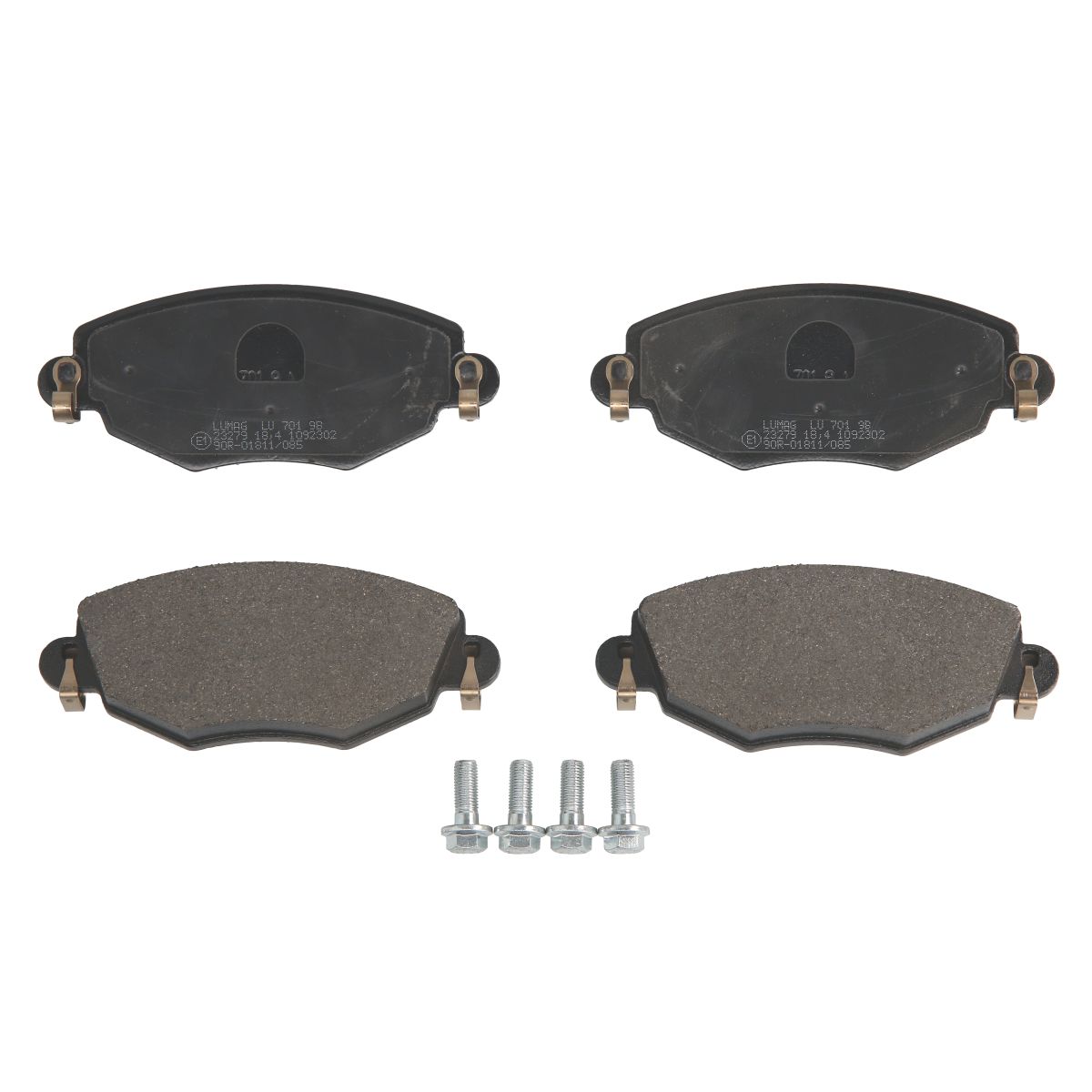 Set di pastiglie freno BRECK 23279 00 701 10, anteriore