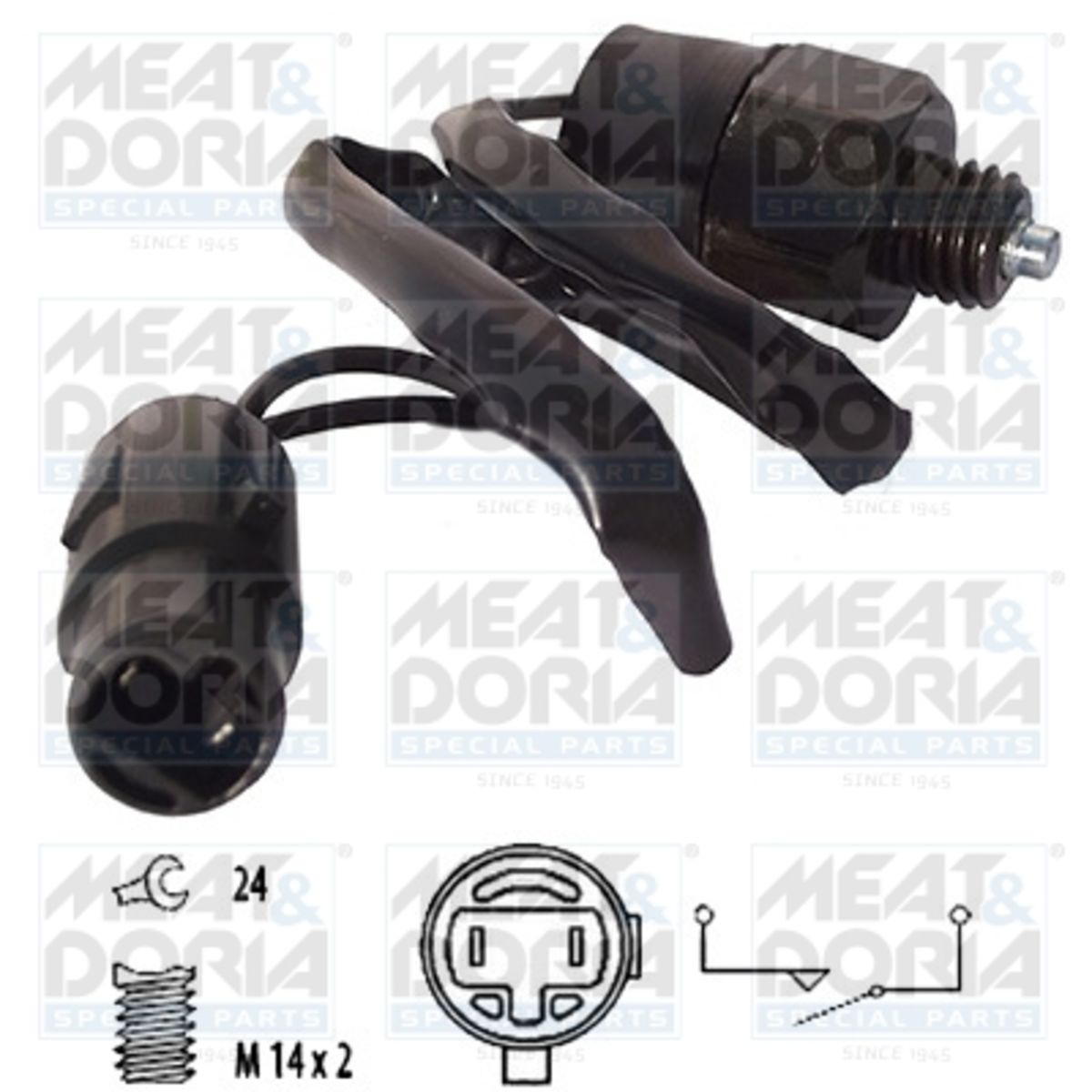 Meat & Doria Schalter, Rückfahrleuchte Größe 2 36036