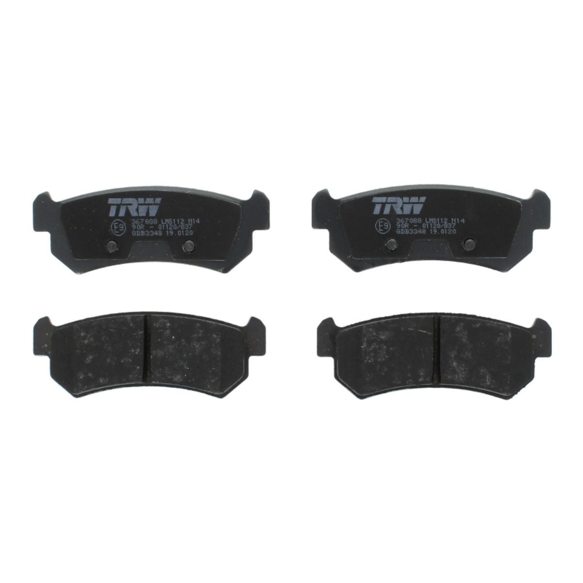 Trw Set Di Pastiglie Freno Gdb3348, Posteriore