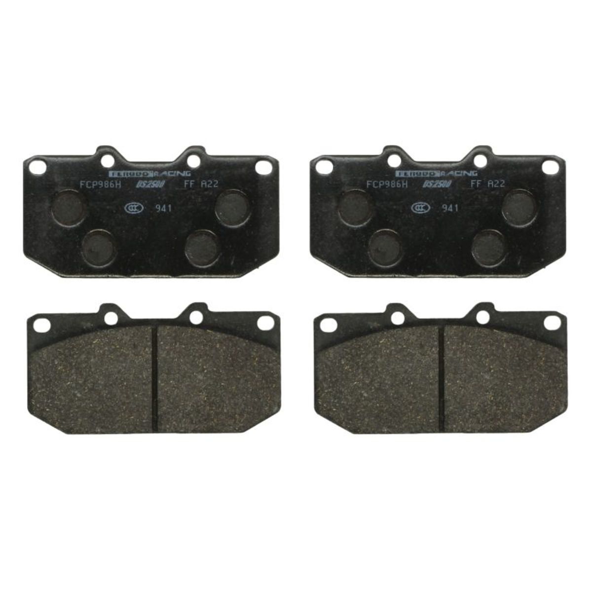 Plaquettes de frein sport non homologuées FERODO FCP986H