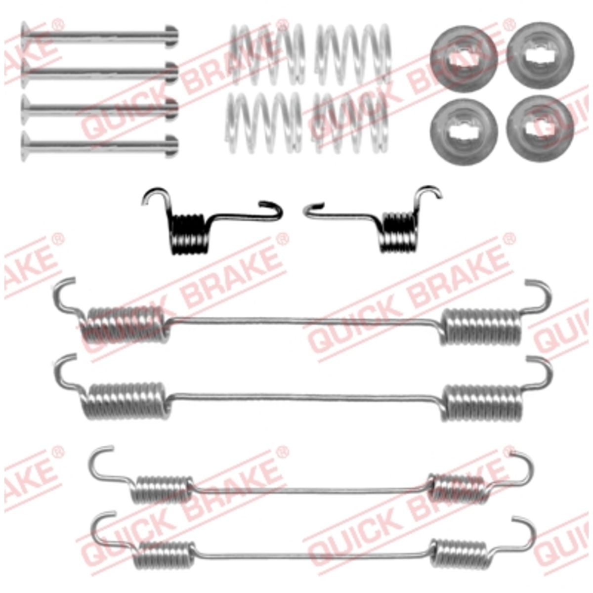 Zubehörsatz, Bremsbacken QUICK BRAKE 105-0079