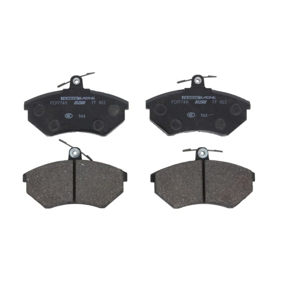 Plaquettes de frein sport non homologuées FERODO FCP774H