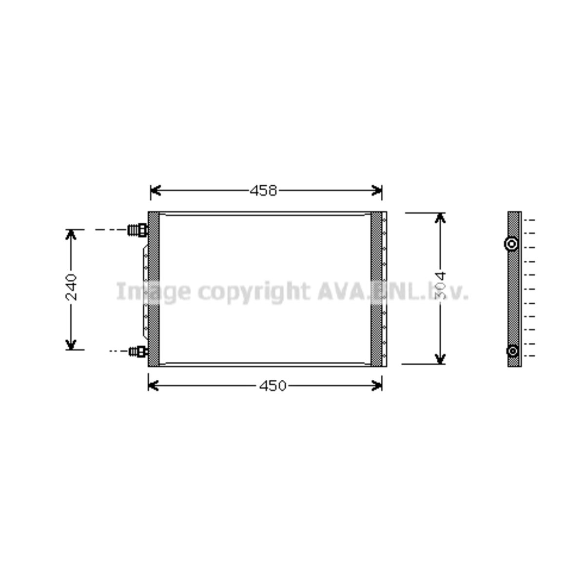 Image of Condensator, airconditioning   AVA