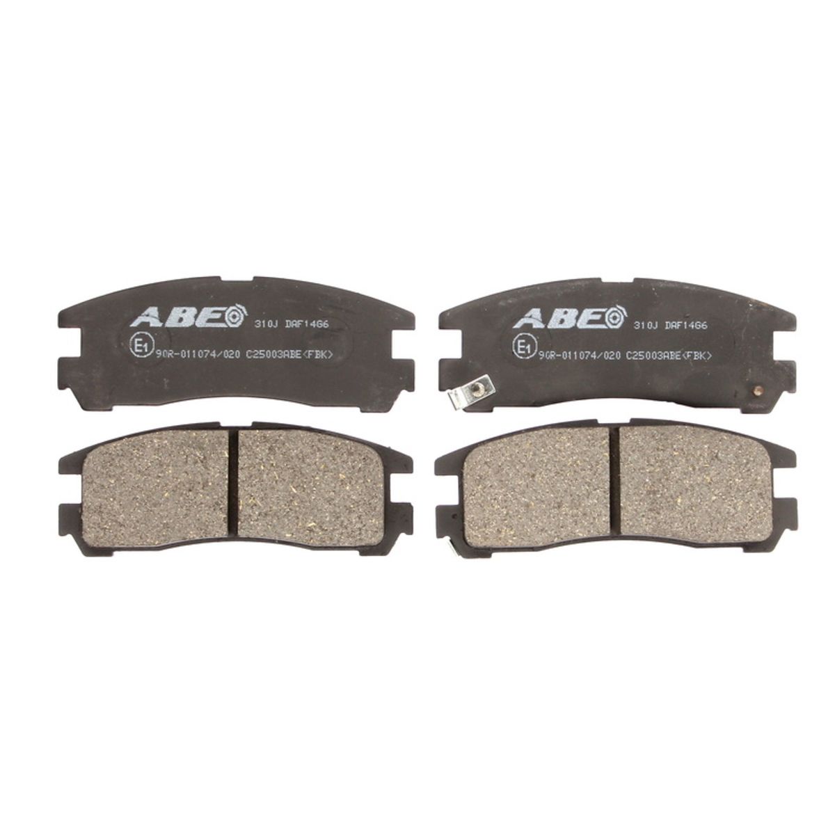 Abe Set Di Pastiglie Freno C25003abe, Posteriore