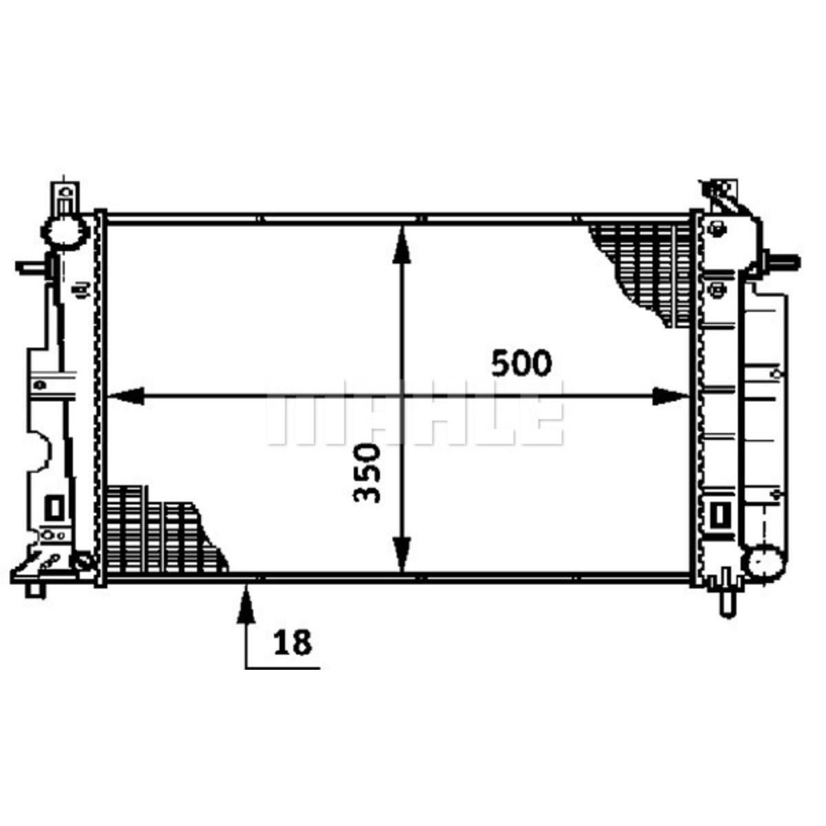 Image of Radiator, motorkoeling