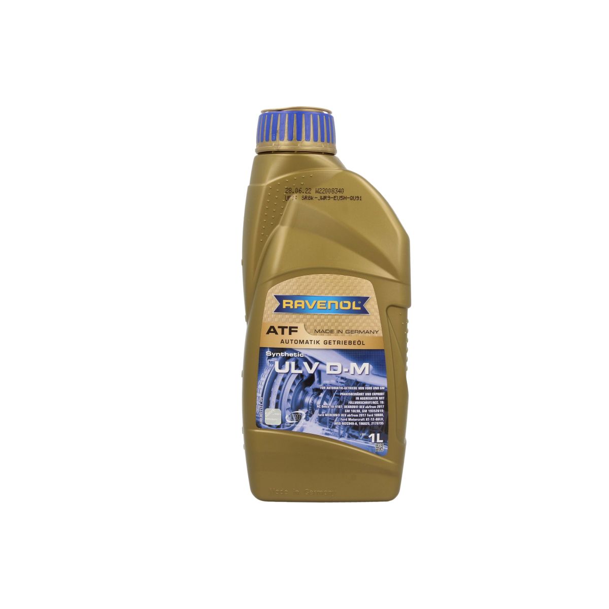 Getriebeöl RAVENOL 1212108 ATF ULV D-M 1L für Cadillac, Chevrolet, Ford