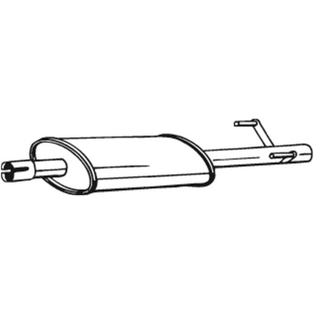Mittelschalldämpfer BOSAL 175-413 Günstig Ab 62,8 Produktbild-Vorschau 5