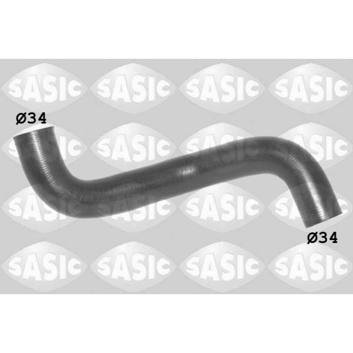 Wąż chłodnicy SASIC 3406478 Toyota AURIS (_E15_), COROLLA sedan (_E15 ...