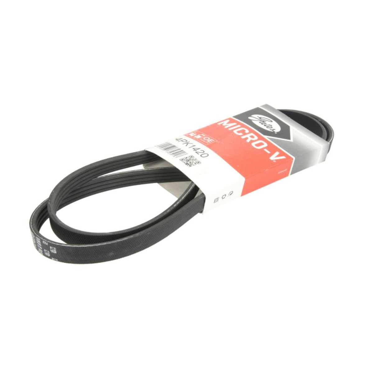Nero Cinghia Poly-V Gates 4Pk1420