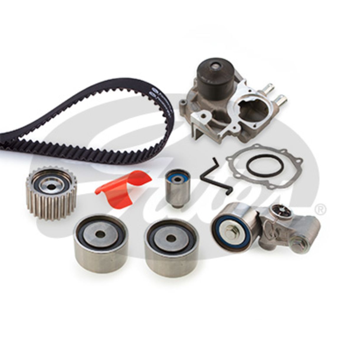 Image of Waterpomp + PowerGrip distributieriem set