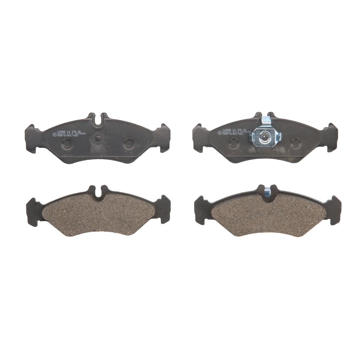 Bremsbelagsatz, Scheibenbremse BRECK 21621 00 705 10