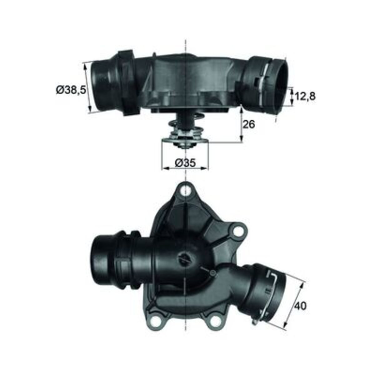 Mahle Thermostat, Kühlmittel Ti 88 Größe 26 Ti 26 88