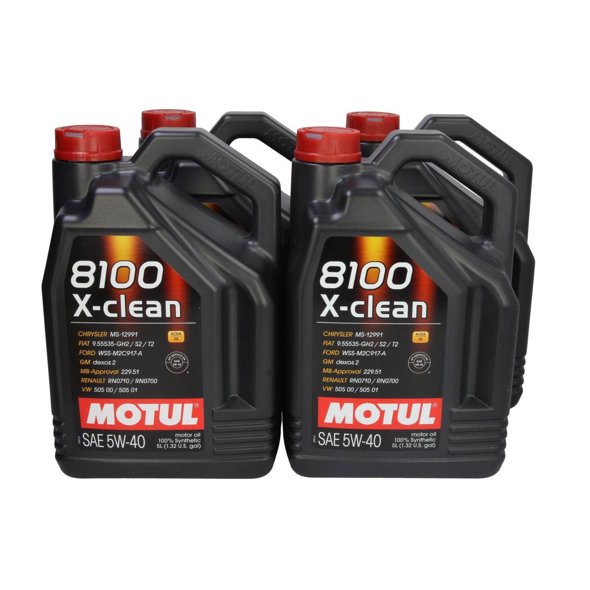 Huile moteur MOTUL 102051 8100 X-Clean 5W40 C3 20L