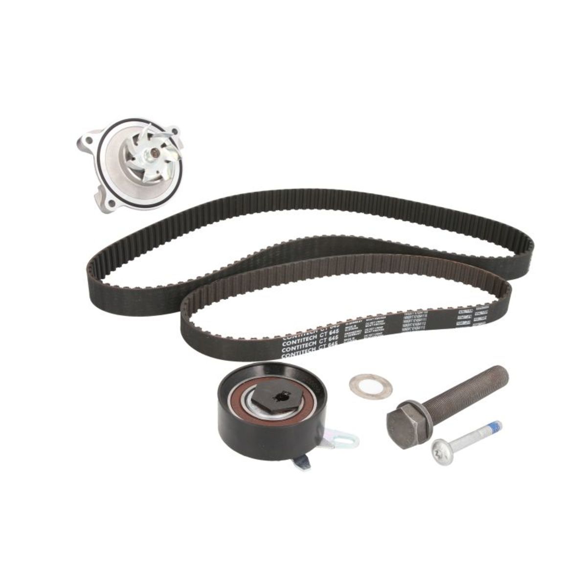 Image of Waterpomp+distributieriem set CONTINENTAL