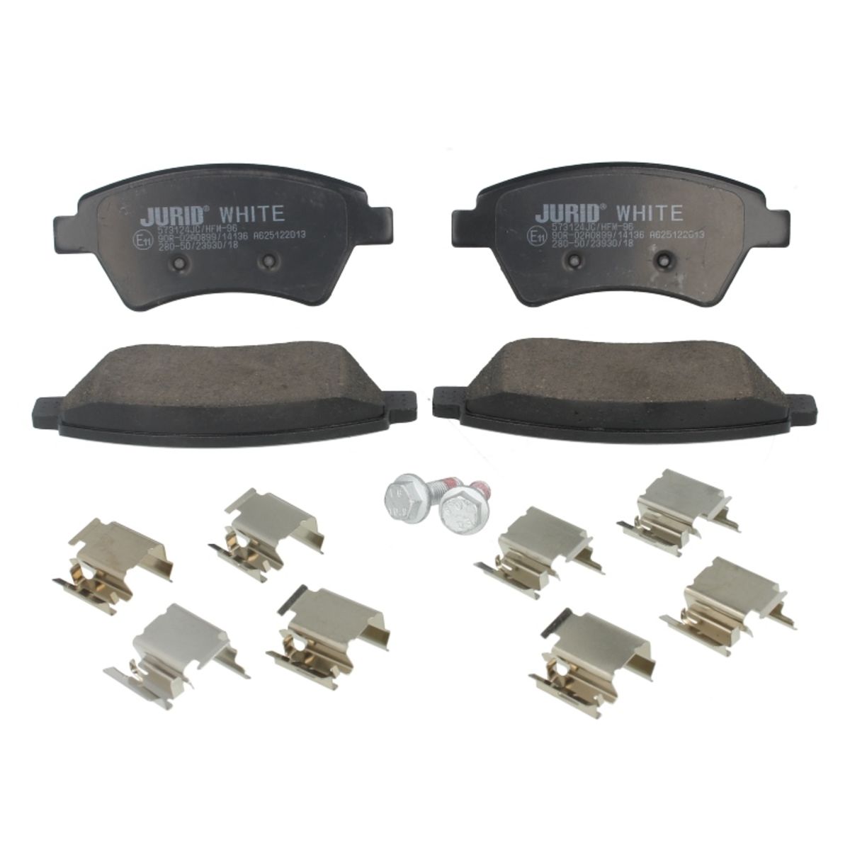 Bremsbelagsatz JURID 573124JC, Vorne