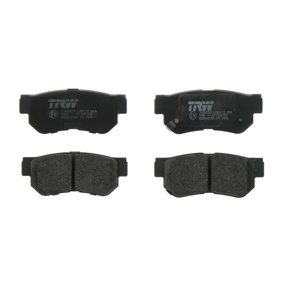Trw Set Di Pastiglie Freno Gdb3298, Posteriore