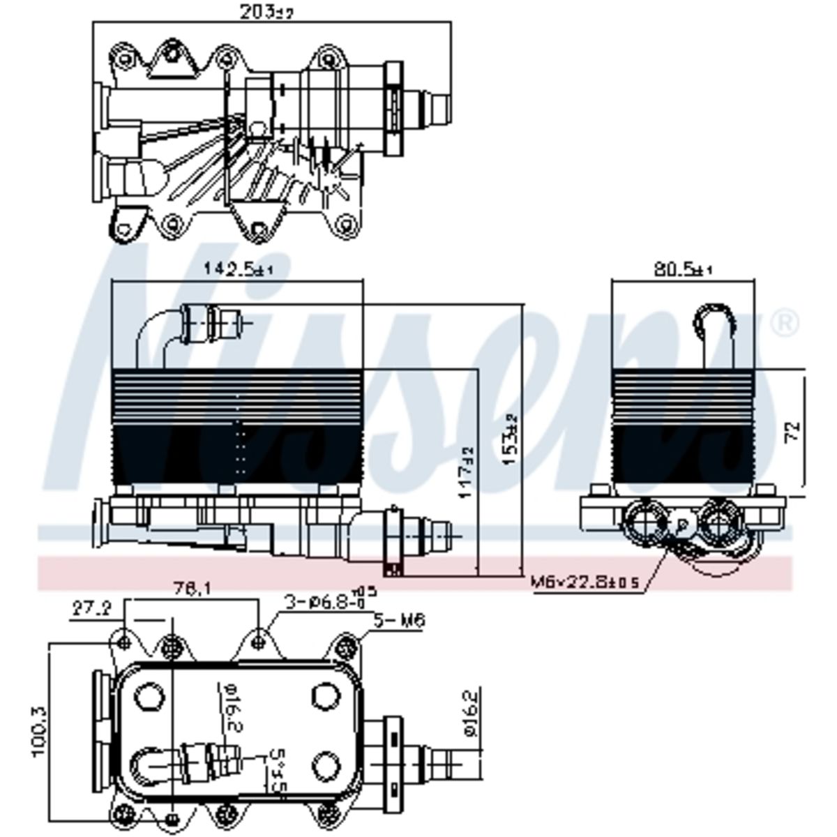 Image of Olie radiator, automatische versnellingsbak