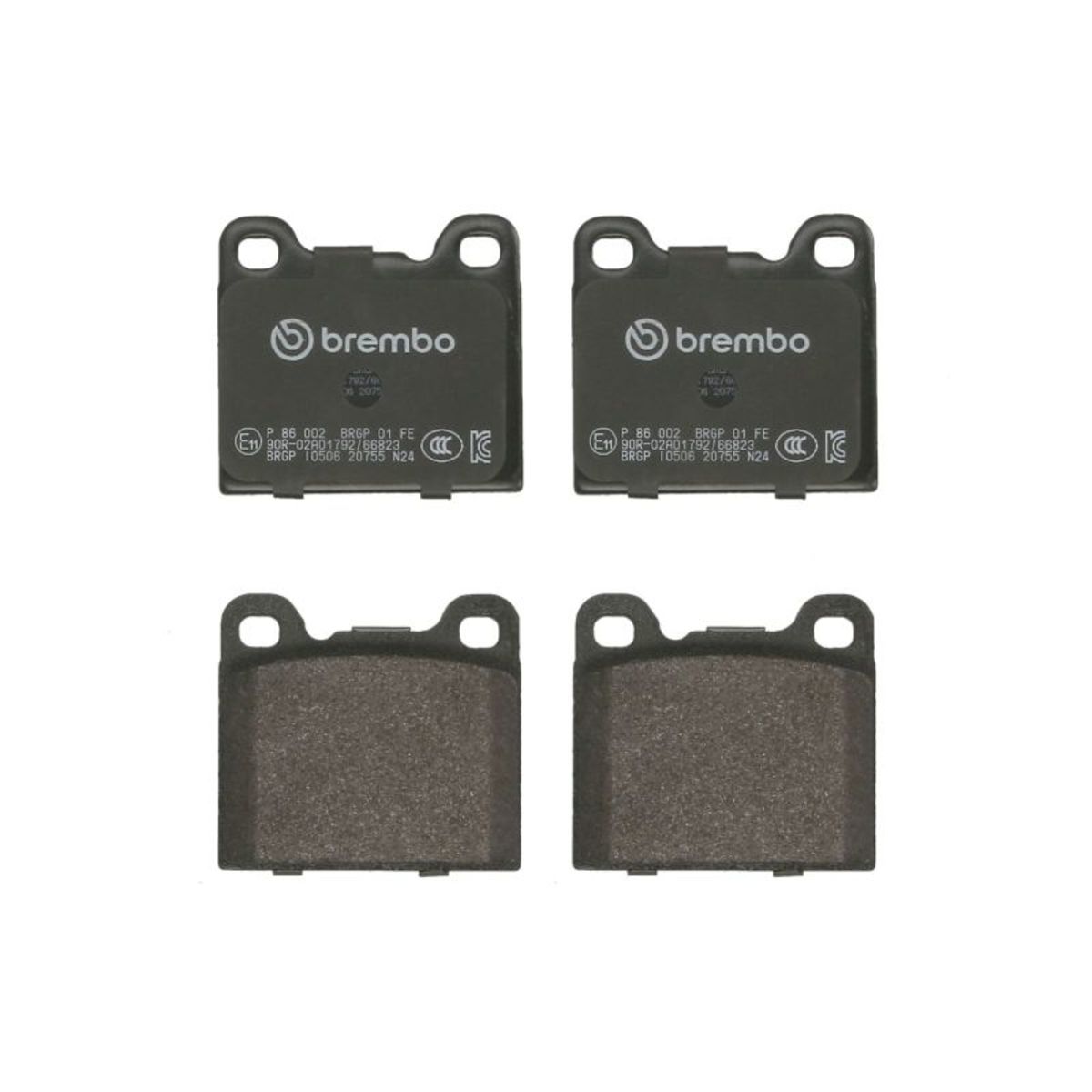 Brembo Bremsbelagsatz P 86 002