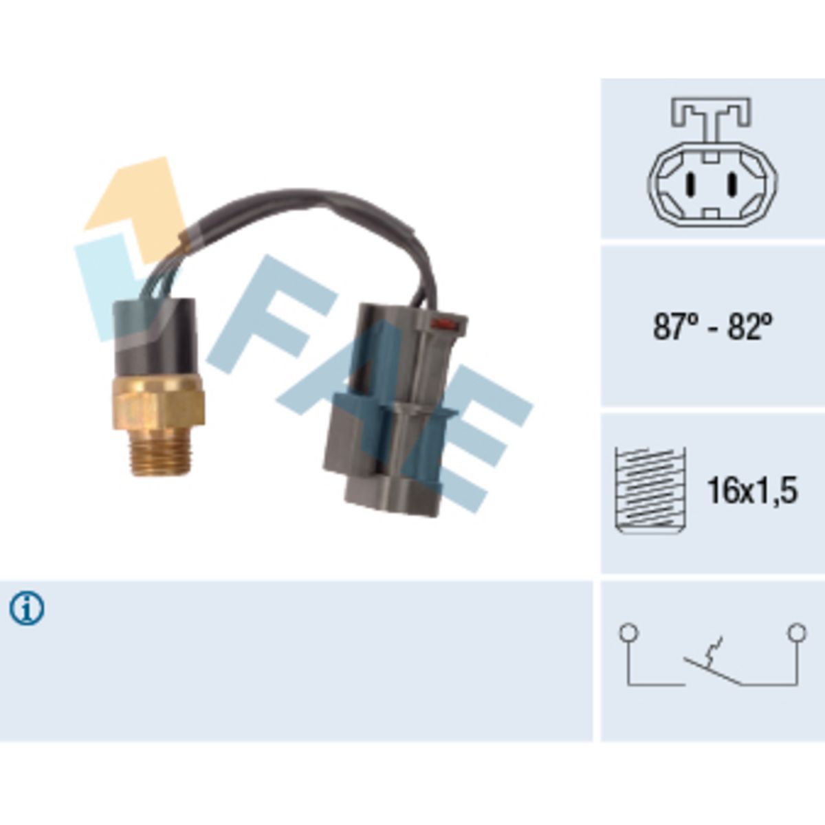 Image of Temperatuurschakelaar, radiateurventilator