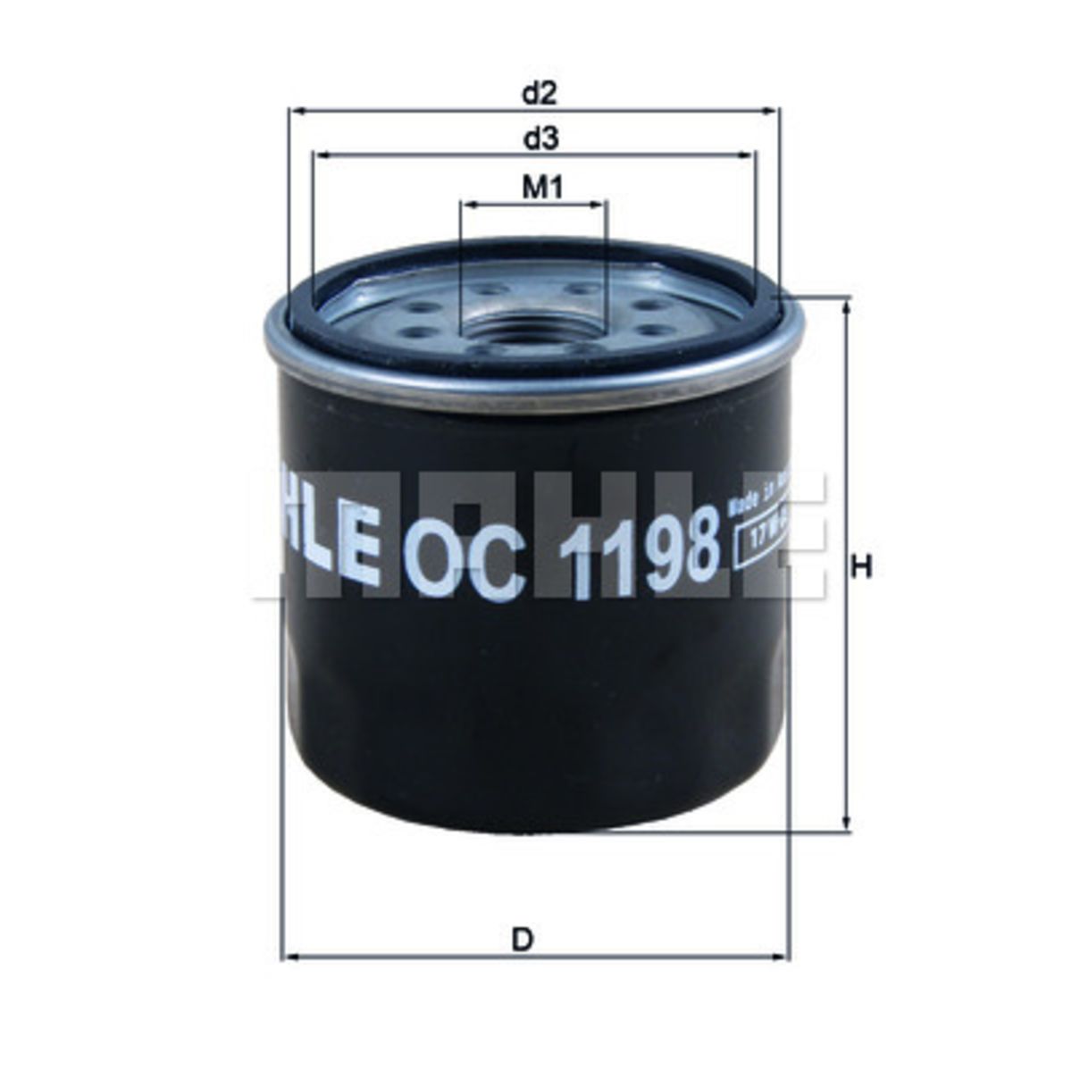 Image of Oliefilter  OC 1566