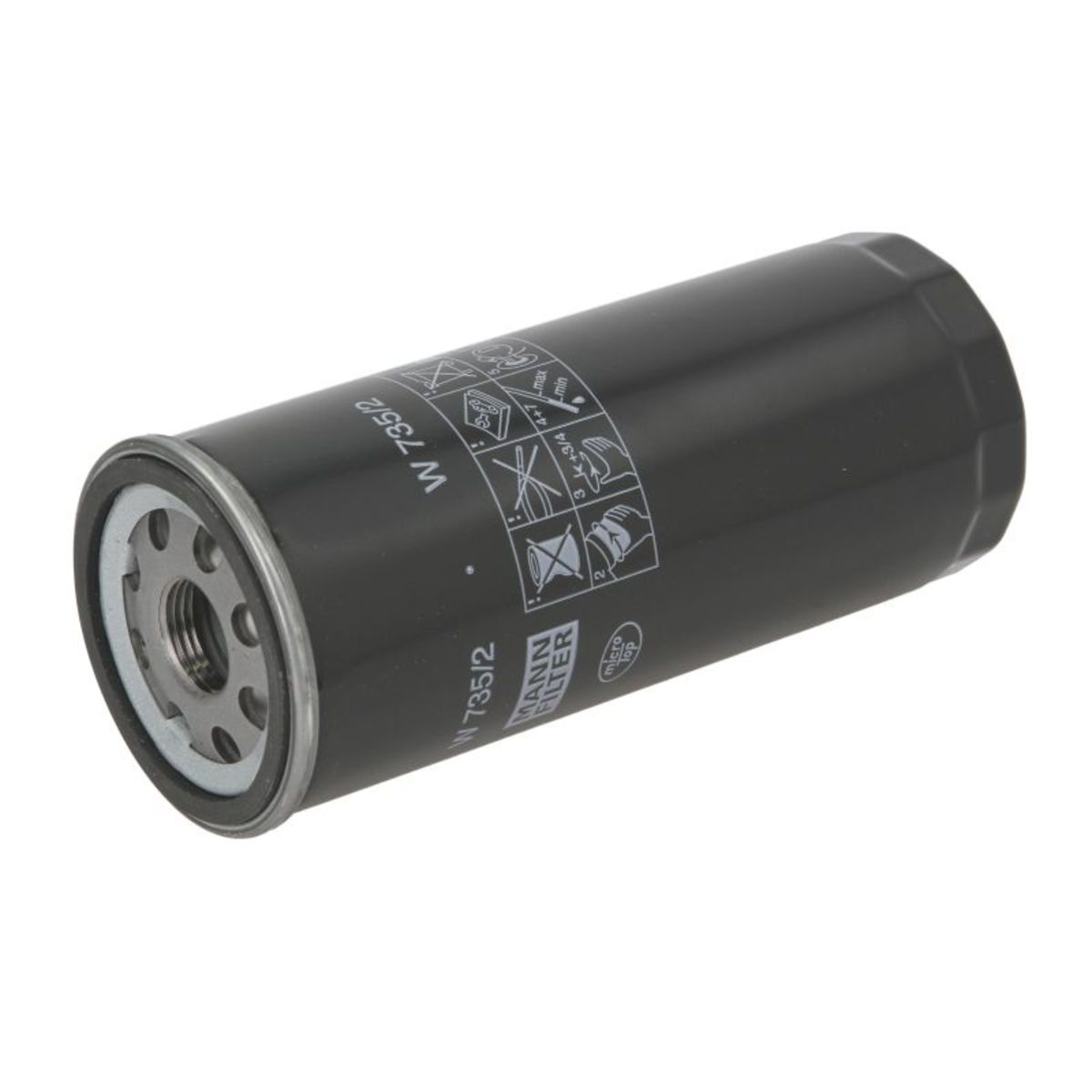 MANN-FILTER Filtro Olio W 735/2 Per Audi, Filtro Avvitabile - Immagine 7