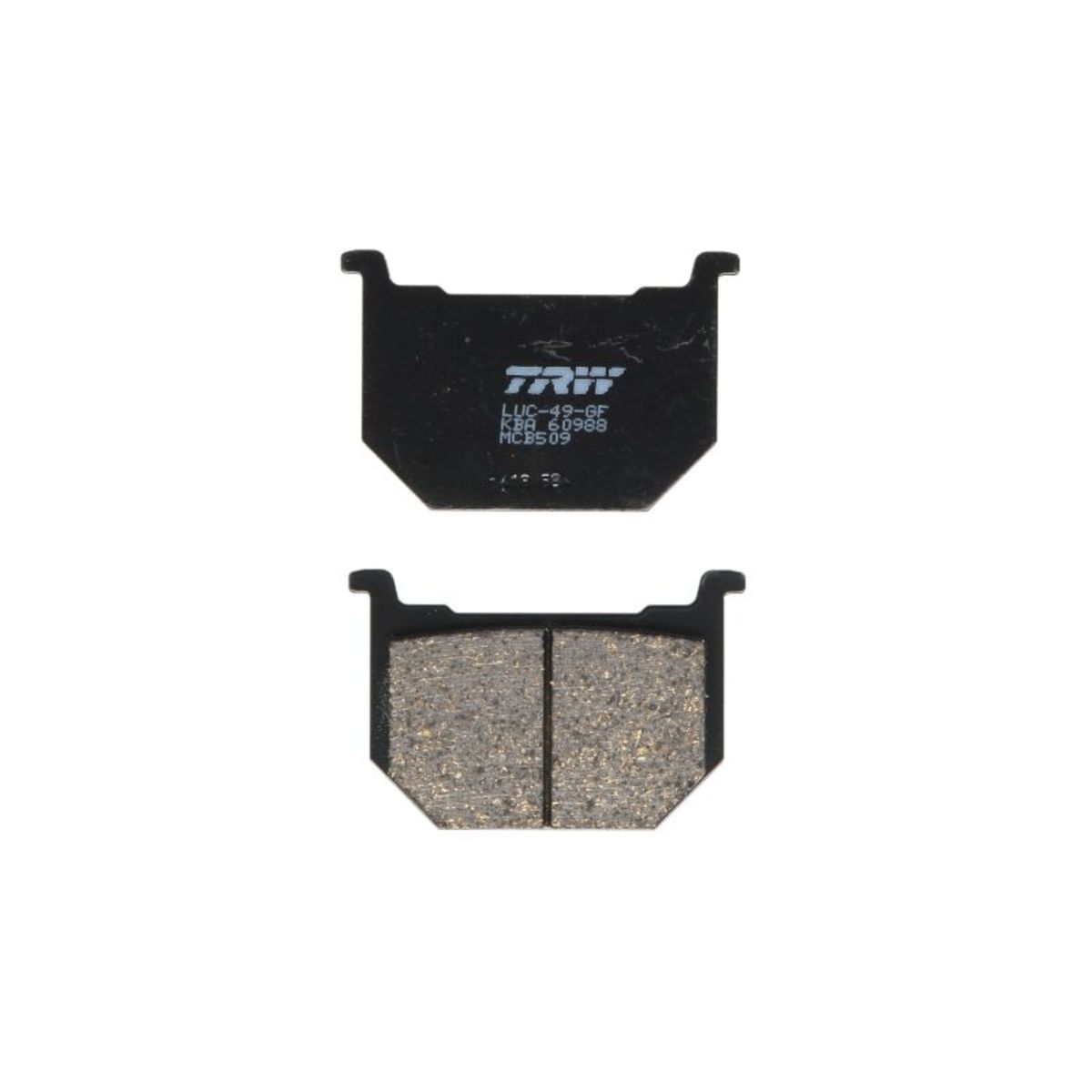 Jeu de plaquettes de frein TRW MCB509