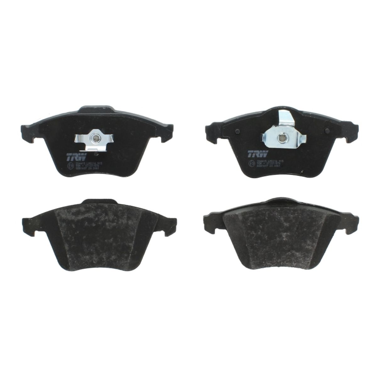 Trw Set Di Pastiglie Freno Gdb1607, Anteriore