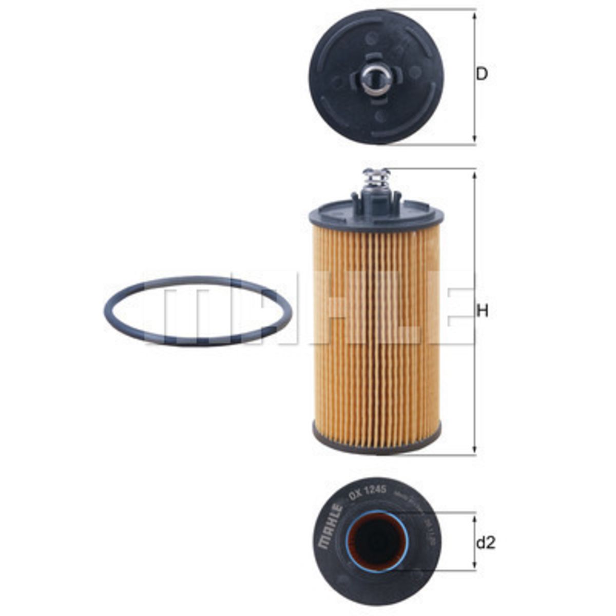 Image of Oliefilter  OX1245D