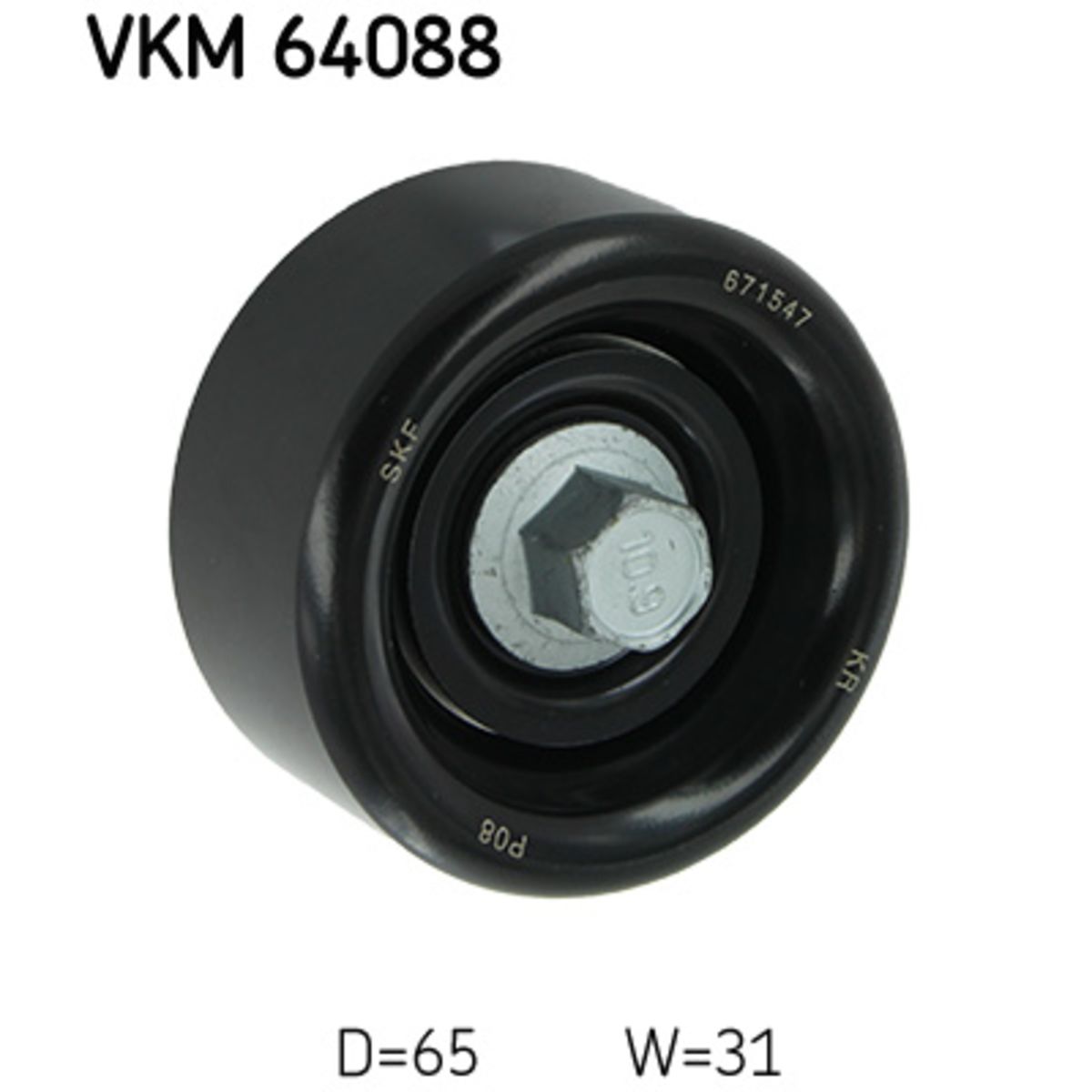 Image of Rondsel/geleiderpoelie, V-riem