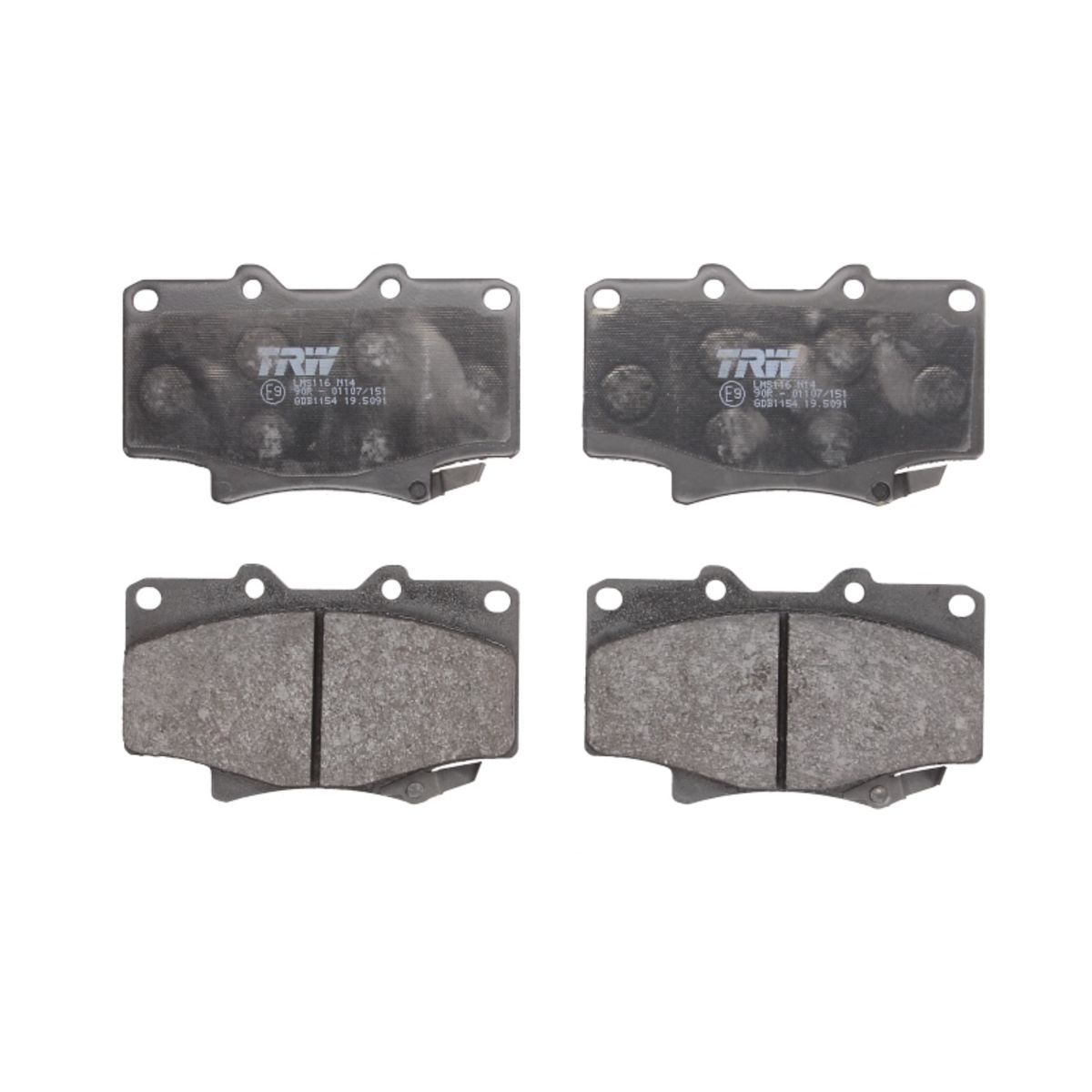 Trw Set Di Pastiglie Freno Gdb1154, Anteriore