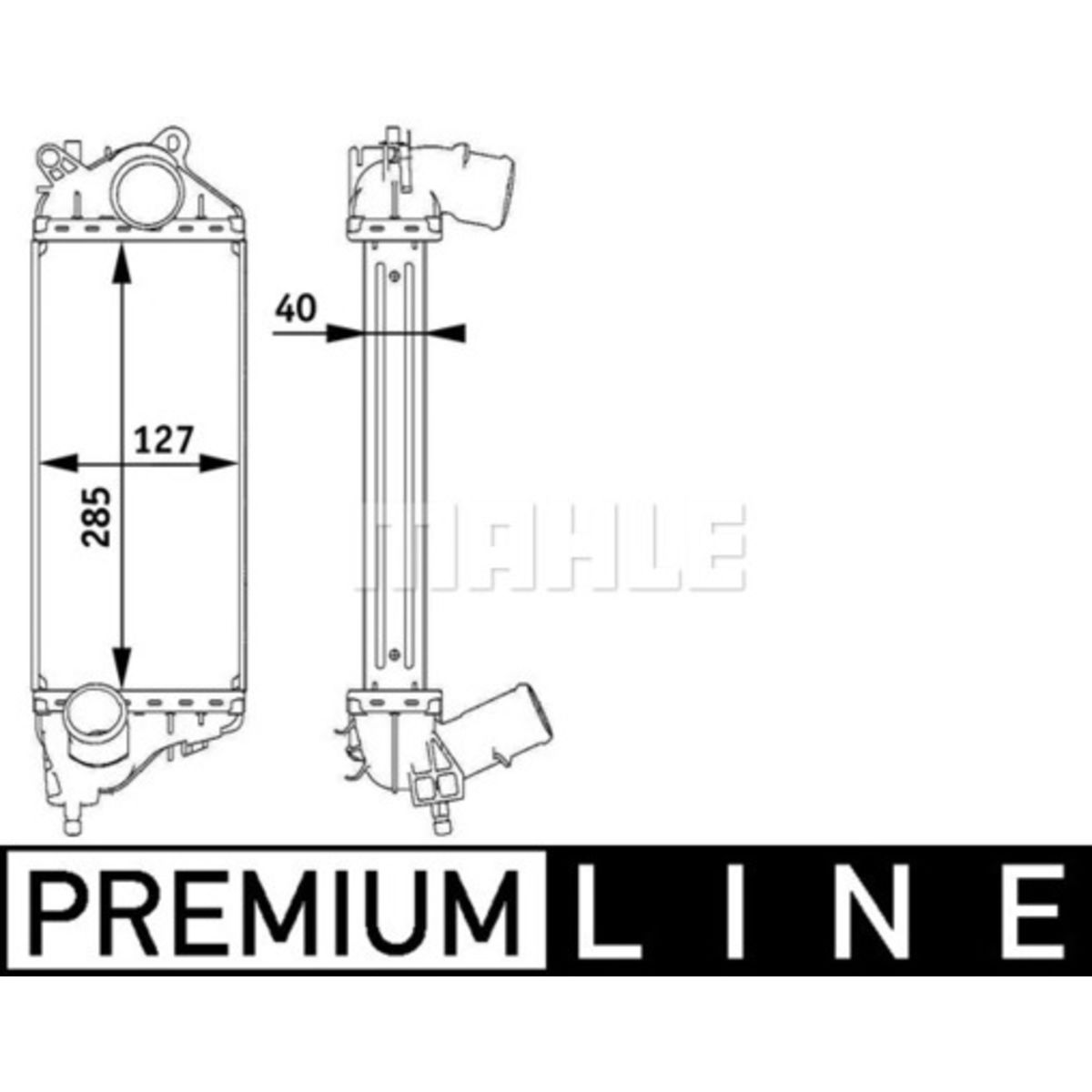 Image of Intercooler, inlaatluchtRadiator