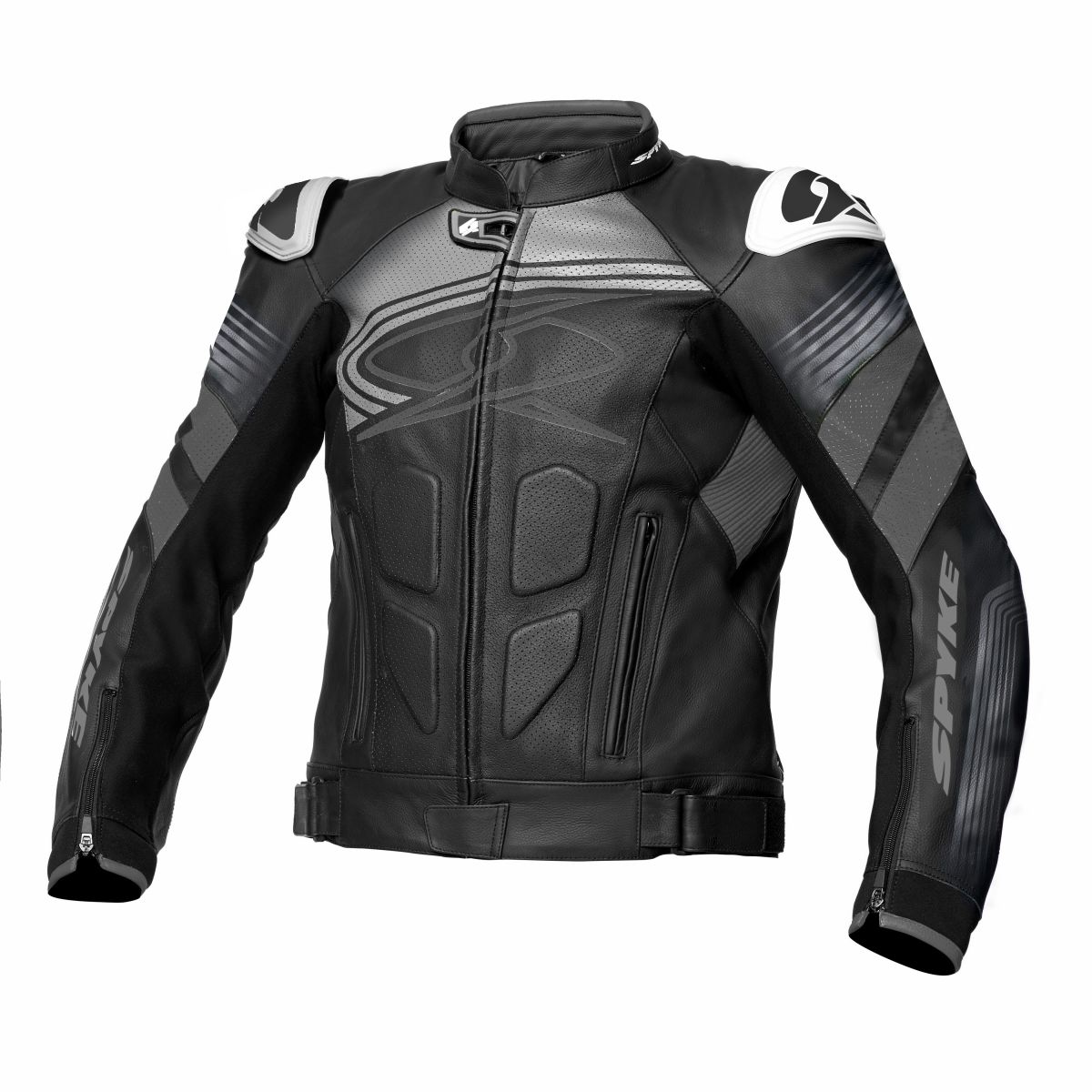 Motorrad Lederjacke SPYKE ESTORIL EVO Größe 48