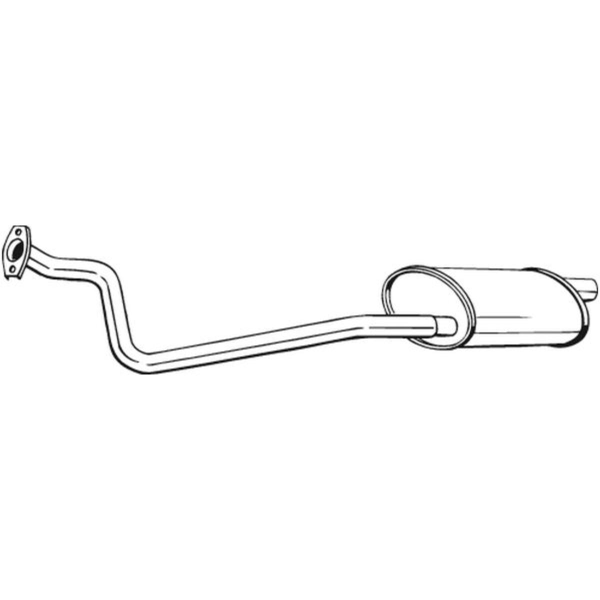 Silenziatore 282-379 BOSAL per CITROËN FIAT PEUGEOT - Immagine 5