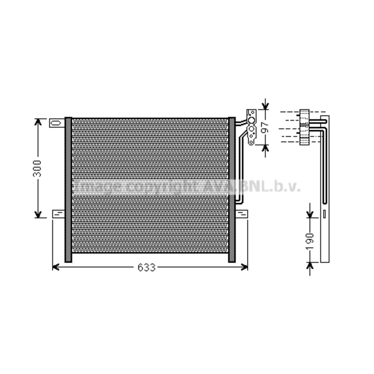 Image of Condensator, airconditioning   AVA