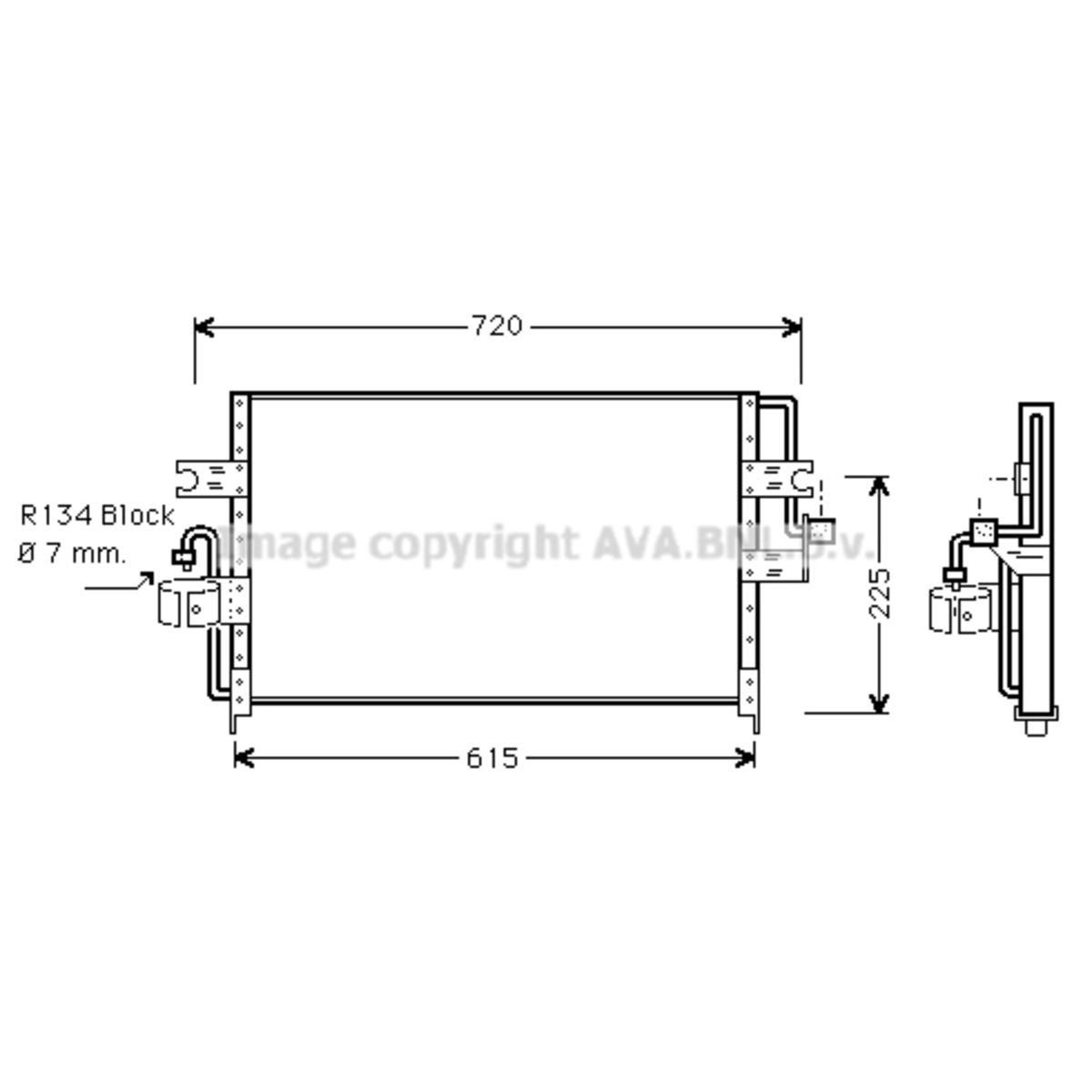 Image of Condensator, airconditioning
